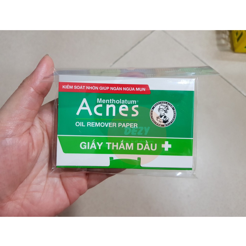 Giấy Thấm Dầu Acnes 100T Ngừa Mụn Rohto Nhật Bản Oil & Acne - Dưỡng Da Dầu Mụn Da Nhạy Cảm Da Trang Điểm Skincare Dezy | BigBuy360 - bigbuy360.vn