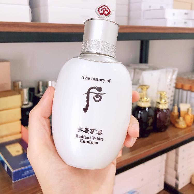 [CHÍNH HÃNG LG HÀN QUỐC] Sữa dưỡng Whoo trắng 110ml - Whoo Radiant White Emulsion 110ml