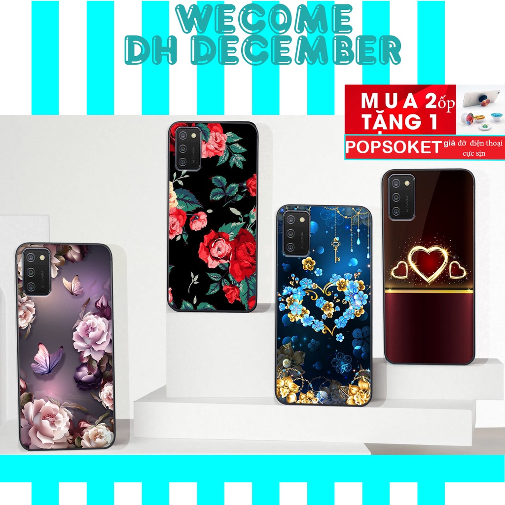 HOT SALE OFF ( 2 ỐP TẶNG 1 POP) Ốp lưng Samsung Galaxy A02S / A03S in hình hoa tinh tế , mới mẻ DH DECEMBER