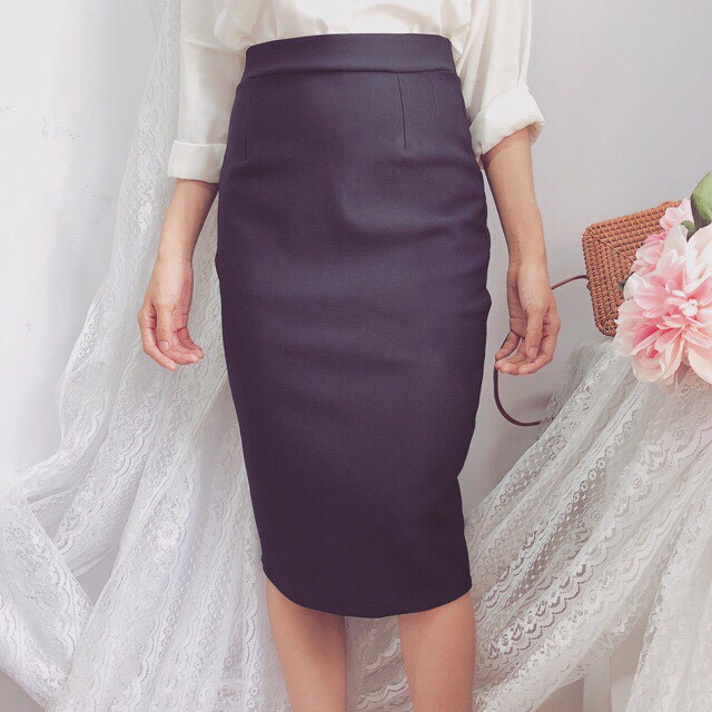 (có size đại eo 95cm) CHÂN VÁY THUN CÔNG SỞ - VÁY THUN NỮ XẺ TÀ SAU- CÓ SIZE ĐẠI | BigBuy360 - bigbuy360.vn