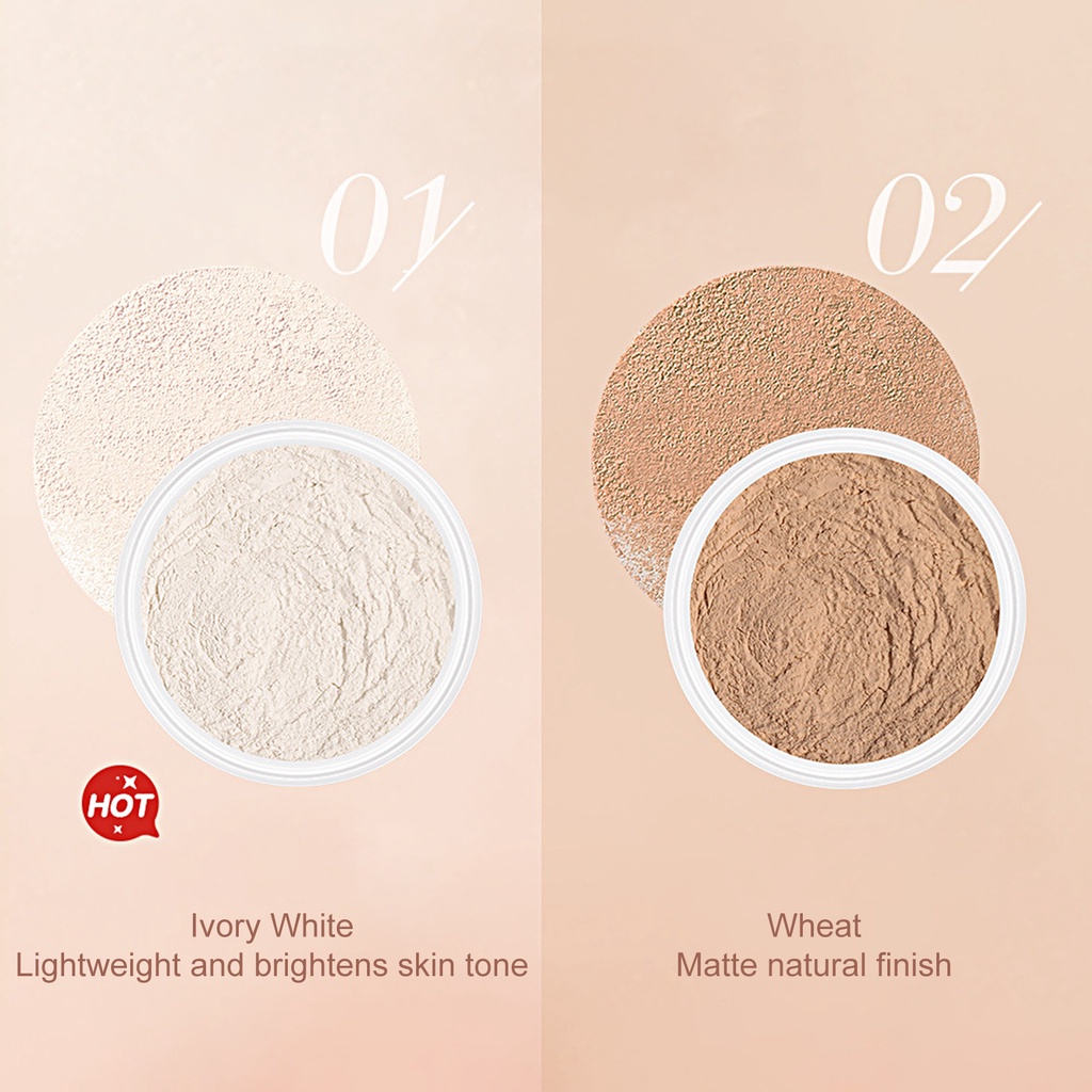 Phấn Phủ Dạng Bột O.TWO.O SE004 Màu Lì Tự Nhiên Chống Thấm Nước Kiềm Dầu Che Khuyết Điểm Hàng Ngày 10g