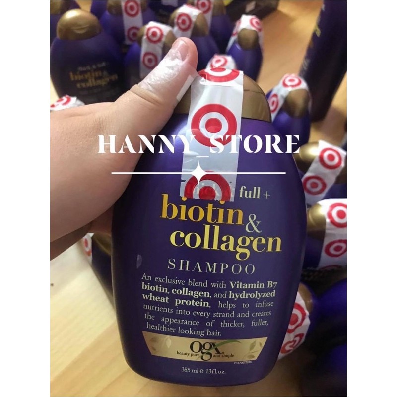 DẦU GỘI XẢ Biotin &amp; Collagen (385ml)