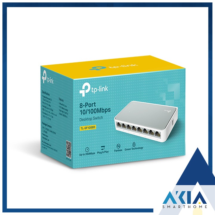 Bộ Chia Tín Hiệu Để Bàn 8 cổng 10/100Mbps TL-SF1008D - Hàng Chính Hãng BH 2 Năm