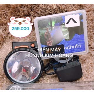 Đèn led sạc đội đầu lặn biển ml-9, 55w siêu sáng