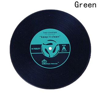 Lót Ly Silicon Hình Đĩa Cd Cổ Điển