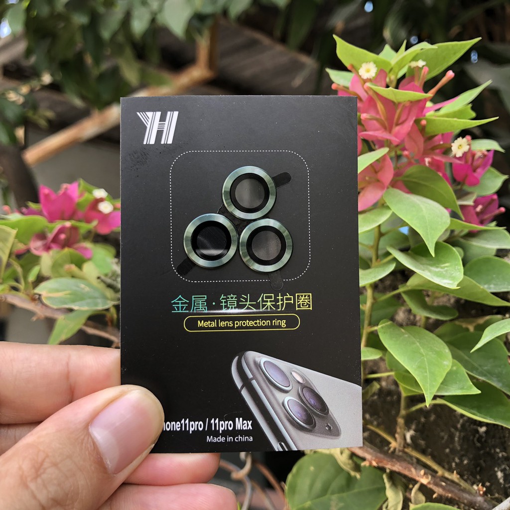Vòng Bảo Vệ Camera IP 11Pro/ 11Pro Max (Bộ 3 Vòng) - Hạn Chế Vân Tay Và Mờ Camera