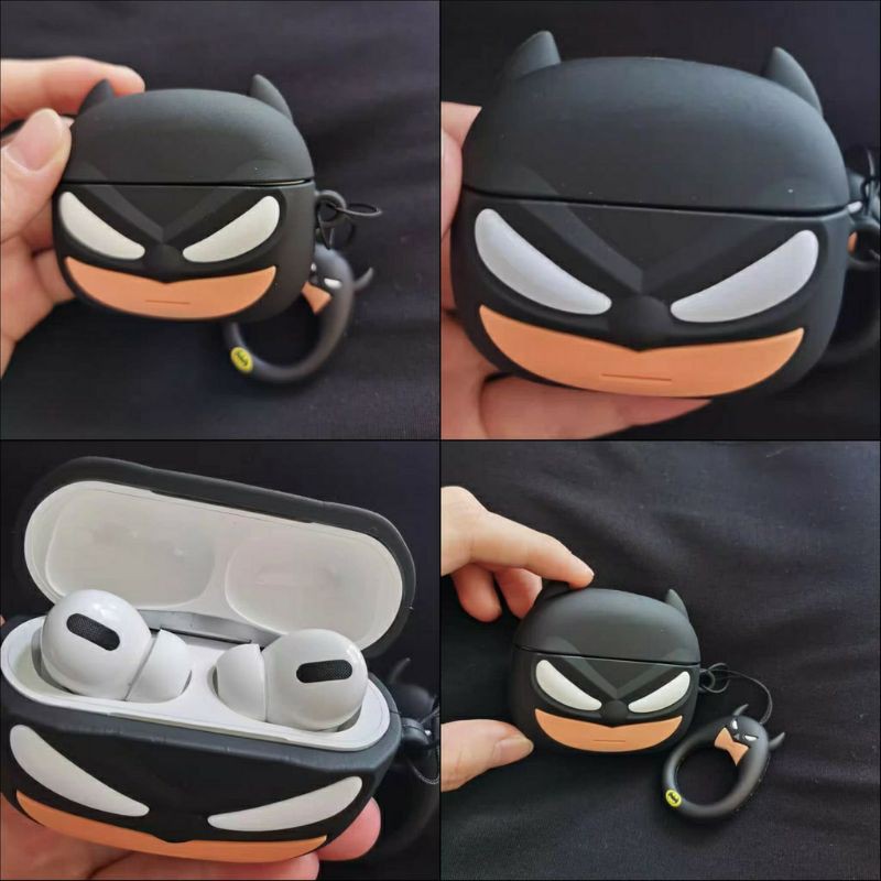 (order 7 ngày) Case bảo vệ Airpods Pro/1/2/i9s/i10/i11 batman người dơi