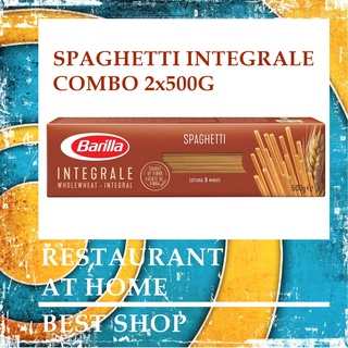Combo 02 mì ý spaghetti barilla integrale 2 x 500g - barilla - xuất xứ: ý