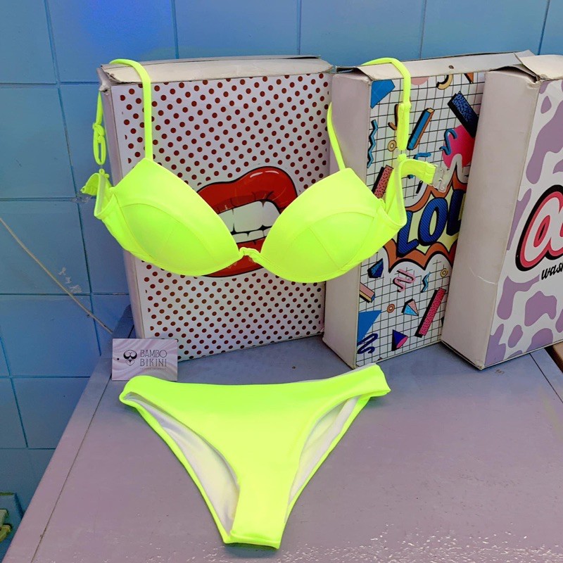 (Hàng có sẵn video +hình thật )Bikini 2 mảnh sexy , quần  như hình trải sàn.