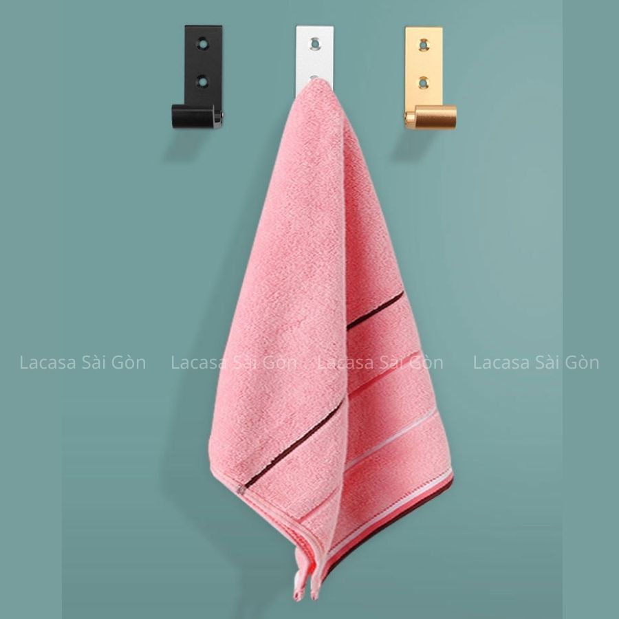 Móc treo đồ đơn gập, gắn tường bằng hợp kim nhôm toàn khối - Single Aluminum Hanger