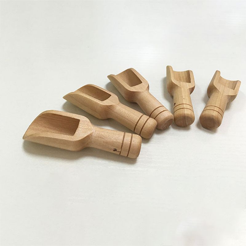 Muỗng Gỗ Múc Gia Vị Mini