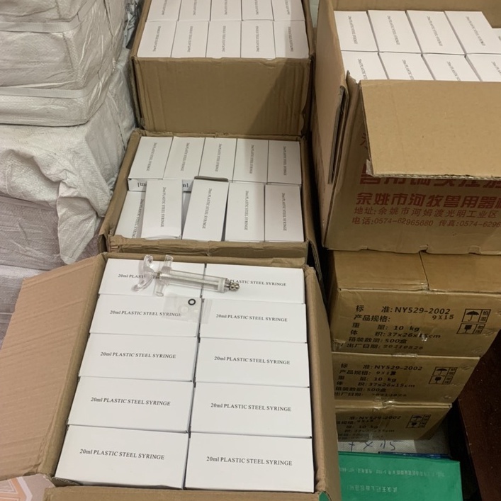 Combo 10 Cái Xi lanh, Bơm Tiêm Meka, 20ml Tiêm Gia Súc, Gia Cầm, Thú Cưng