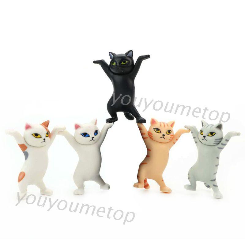 Bộ 5 mô hình chú mèo vui nhộn đáng yêu dành cho trang trí