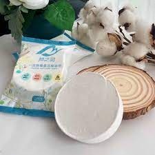 Khăn tắm viên nén du lịch (70x140cm) dùng một lần, Khăn tắm cotton tiện lợi