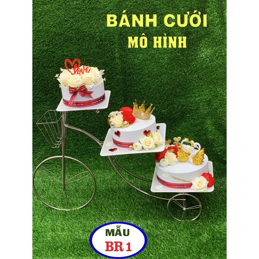 Bánh kem mô hình mẫu hoa đẹp, bánh trang trí , trưng bày thay bánh thật rất tiện lợi, hoa trang trí bánh kem