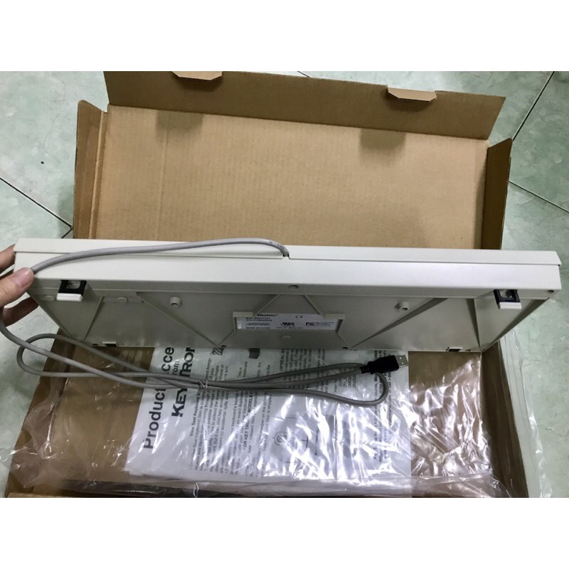 Bàn phím Keytronic cổng kết nối USB- Hàng mới- Chính hãng (màu trắng) | BigBuy360 - bigbuy360.vn