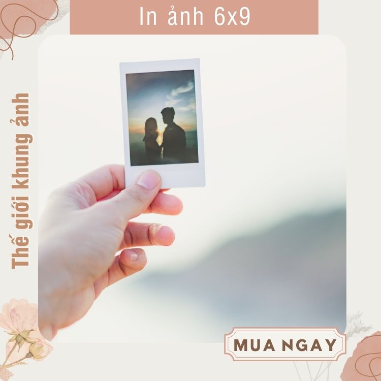 In ảnh cỡ 6x9, in ảnh 1k cỡ nhỏ phong cách, ảnh poladroid hiện đại