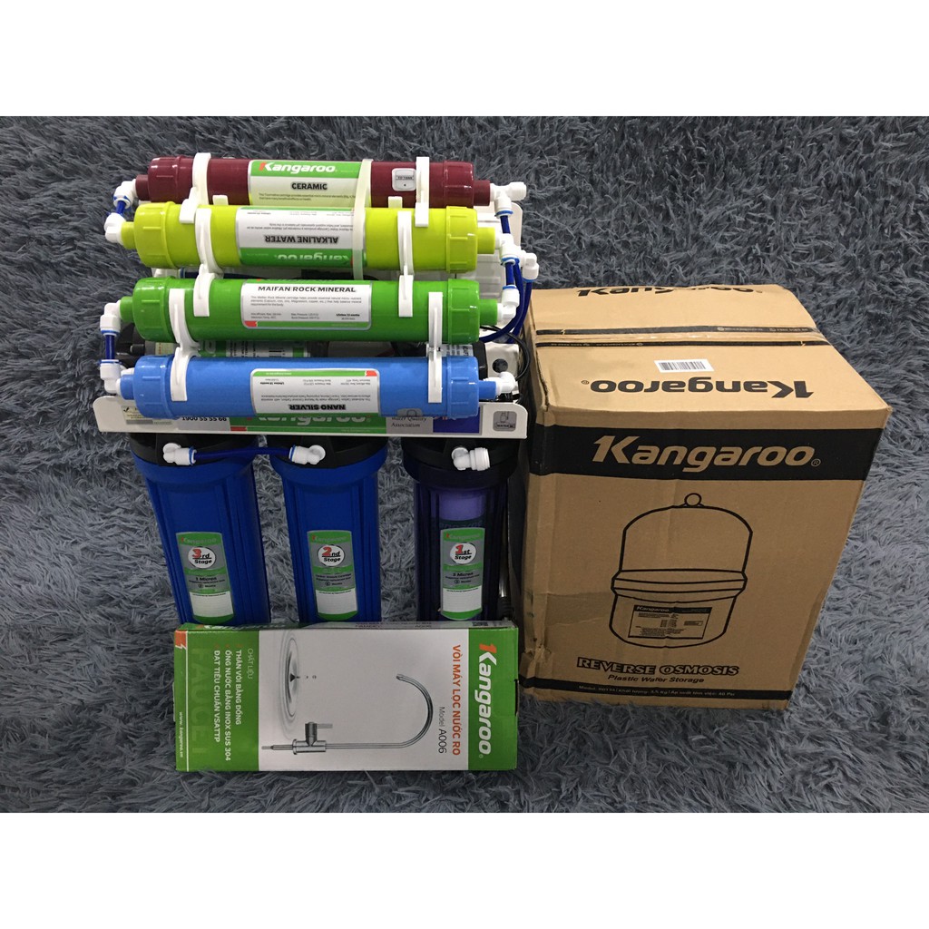 Máy lọc nước Kangaroo không tủ 8 cấp lọc KG108A chính hãng