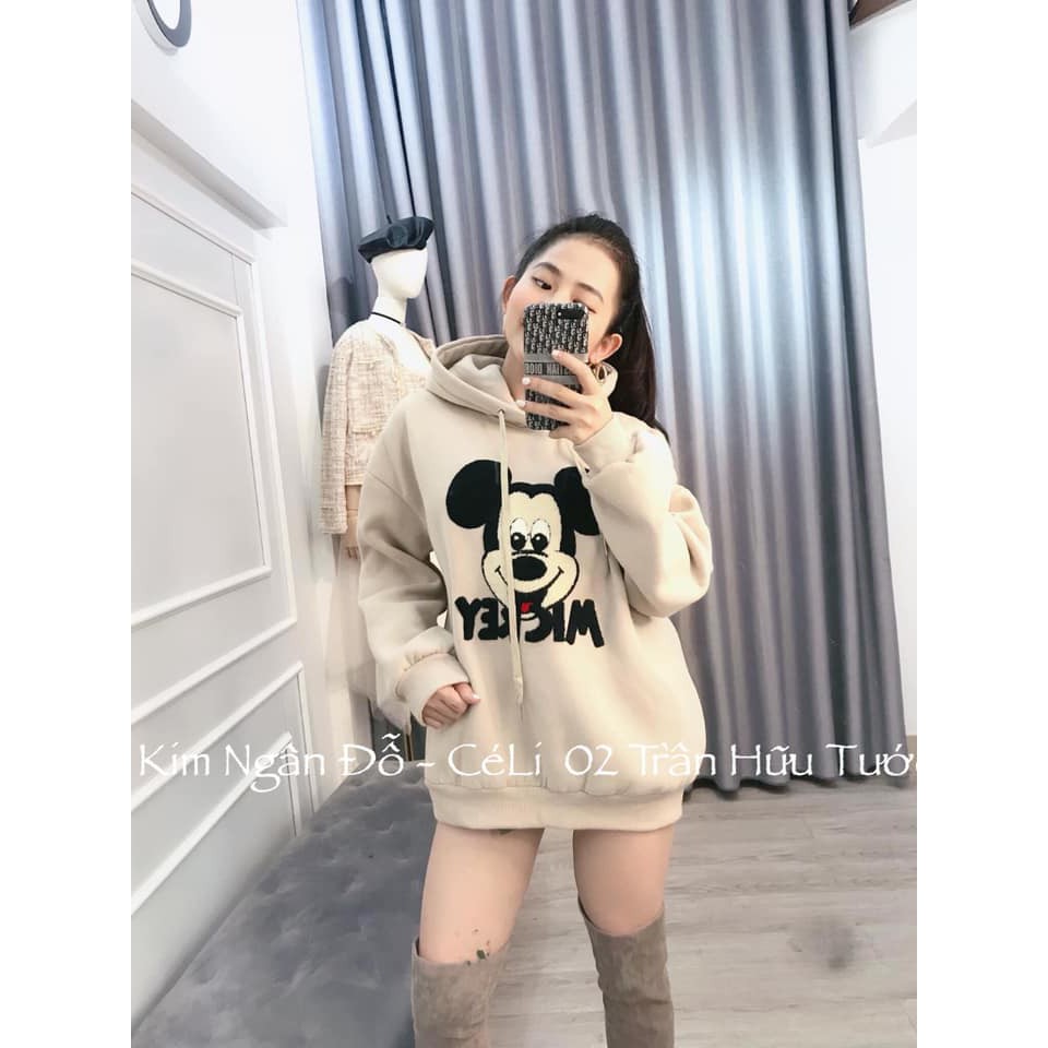 Hoddie nỉ mickey