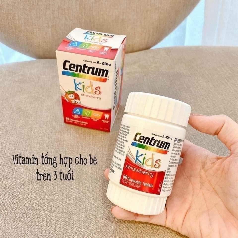 Centrum Kids Vitamin tổng hợp cho trẻ em Strawberry Úc