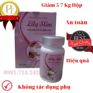 Thuốc Giảm Cân Chính Hãng- Lilyslim Giảm Cân,Giảm Mỡ An Toàn [Hộp30 Viên]