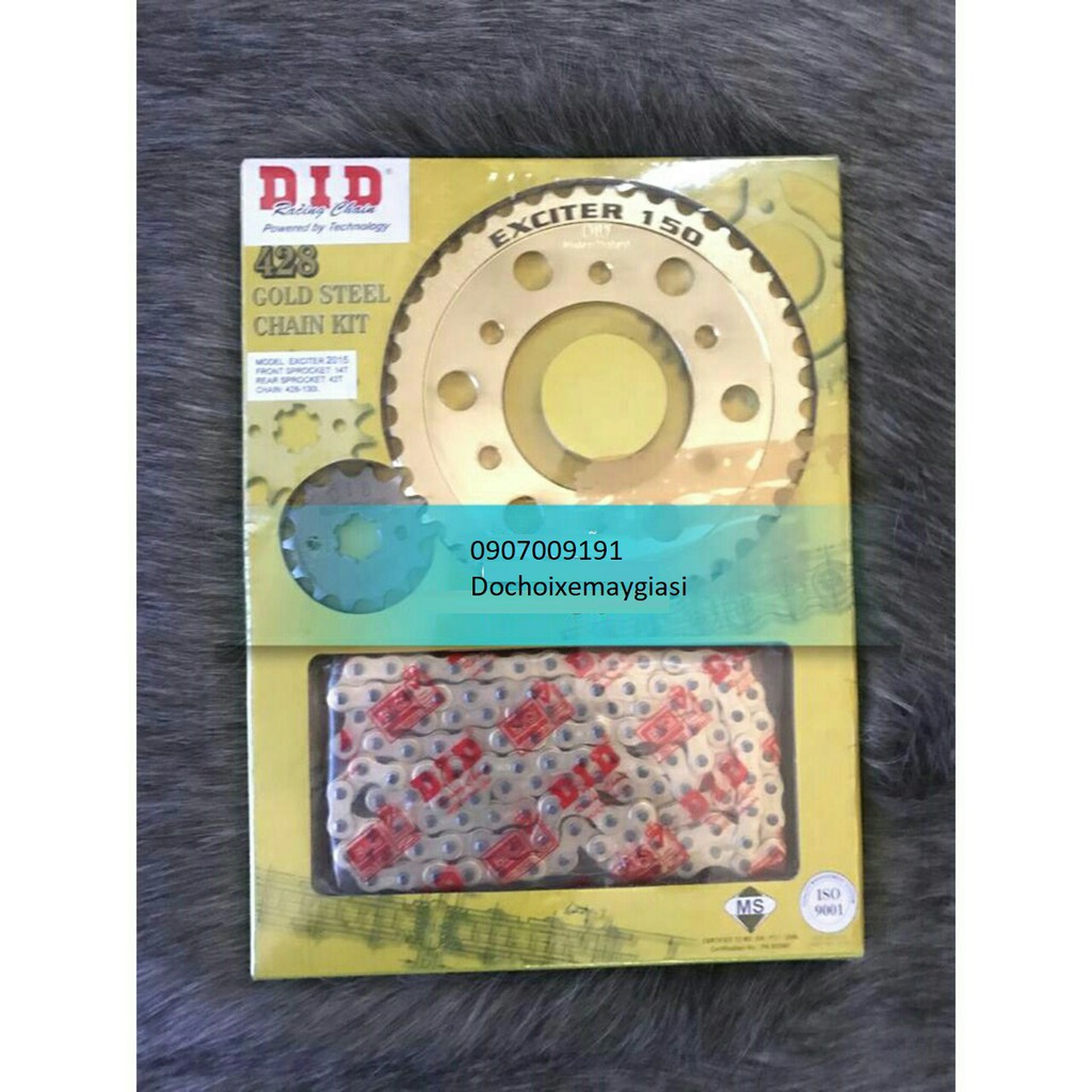 Bộ Nhông Sên Dĩa DID Exciter Size Zin