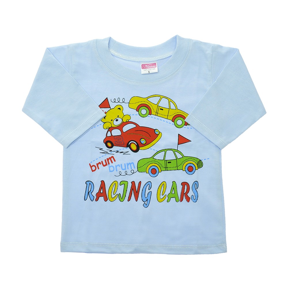 (5-19kg) Áo bo cổ tay dài màu Nanio (s1-8)