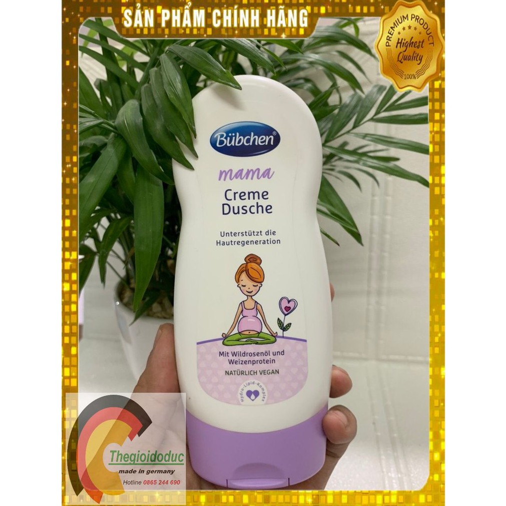 Sữa tắm cho bà bầu Bubchen Mama của ĐỨC, chai 230ml