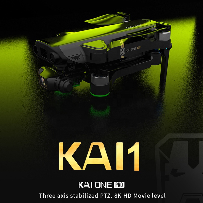 Flycam YLRC KAI ONE PRO 8K Camera 3 Trục Gimbal Chống Rung + EIS GPS 5G Wifi Động Cơ Không Chổi Than Bay 25 PHÚT