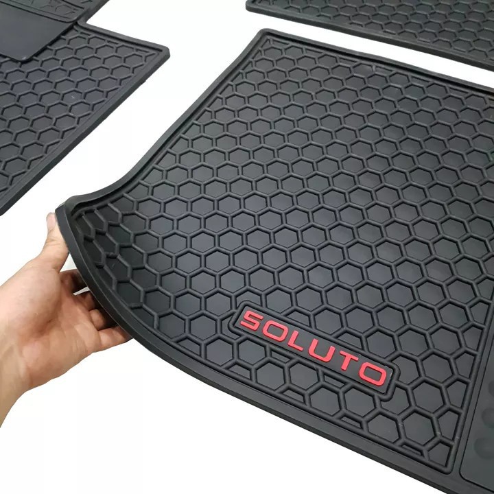 Thảm lót sàn cao su đúc xe Kia Soluto hàng không mùi