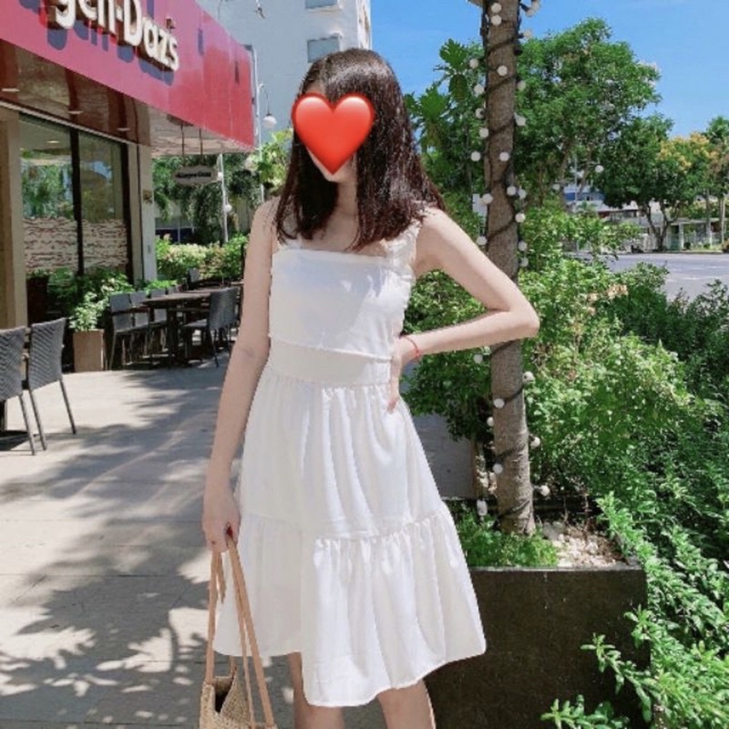 ĐẦM HAI DÂY NƠ LƯNG GIÁ SIÊU MỀM CHO CHỊ EM VI VU NGÀY HÈ