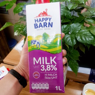 Sữa tươi 1lit không đường full cream làm sữa tươi trân châu đường đen cực ngon
