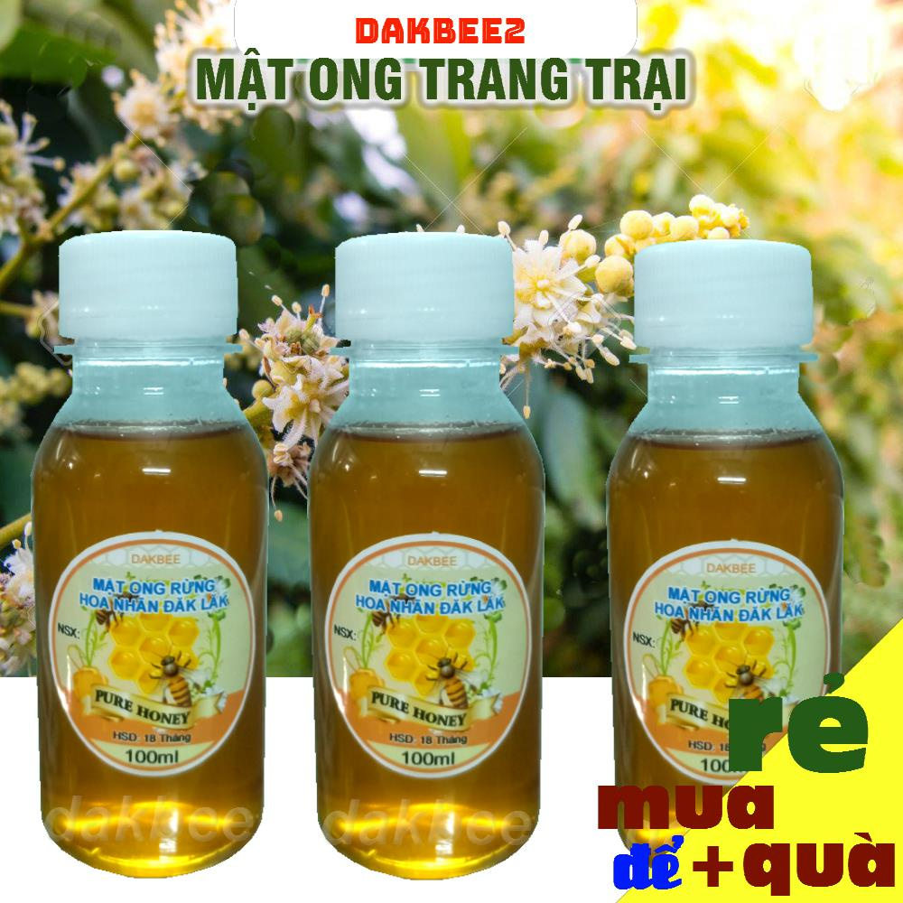 100ml Mật ong rừng hoa Nhãn - hỗ trợ trị đau dạ dày, chữa ho, khàn tiếng, ngăn ngừa các bệnh khó chữa - DAKBEE2