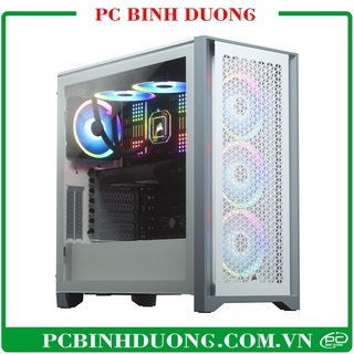 Vỏ case corsair 4000d airflow tg white cc-9011201-ww
