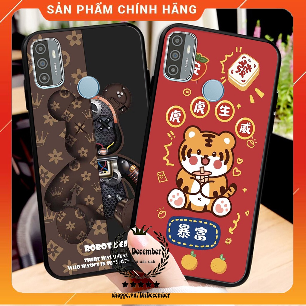 Ốp lưng Oppo A53 in hình 3D lucky, gấu Brick xinh xắn - KHÔNG NÊN BỎ LỠ