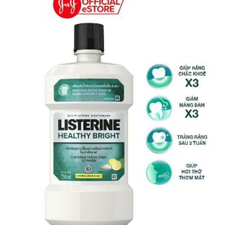 NƯỚC SÚC MIỆNG LISTERINE Healthy Bright 250ml, 750ml - SHOP DIỆU HUYỀN.