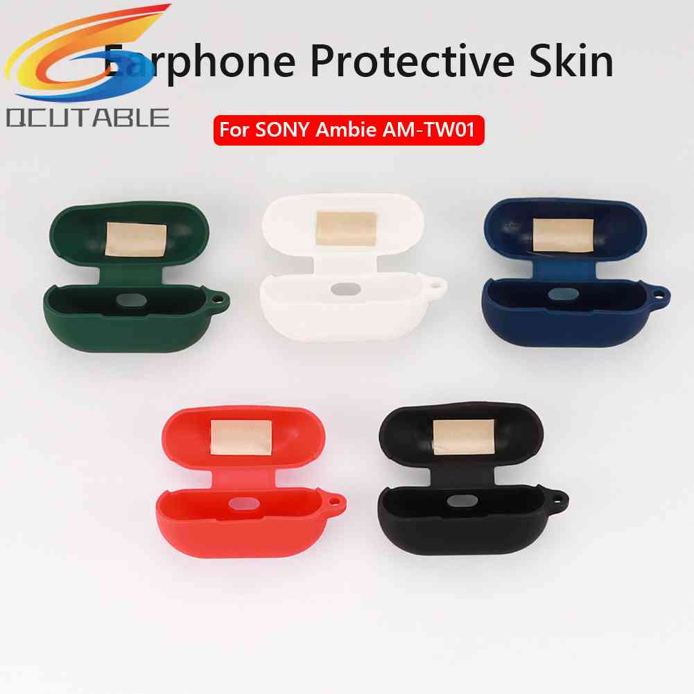 Vỏ Bảo Vệ Hộp Sạc Tai Nghe Sony Ambie AM-Mw01 Bằng Chất Liệu Silicone Mỏng