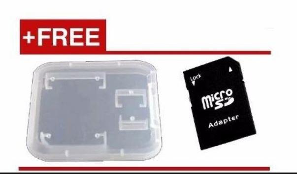 Thẻ nhớ MicroSDHC 8GB Class 6 + Tặng kèm 01 hộp đựng thẻ và 01 adapter (Đen)