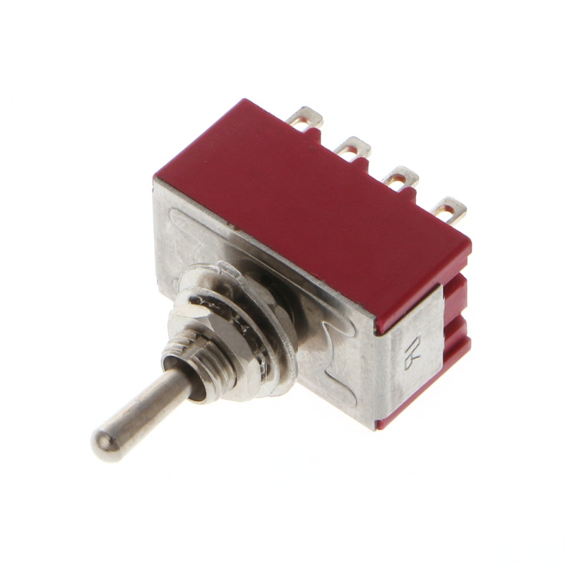 Công Tắc Gạt Đảo Chiều Mini 250V / 2A 125V / 5A 12-Pin On / On 2 Vị Trí 4PDT
