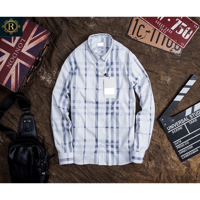 Sơ mi gấp hộp - ÁoSơ Mi Dài Tay Kẻ Vải Tre Kháng Khuẩn Khử Mùi - Hàng Cao Cấp Xuất Dư Nhà Máy | BigBuy360 - bigbuy360.vn