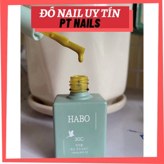sơn gel vàng chanh habo
