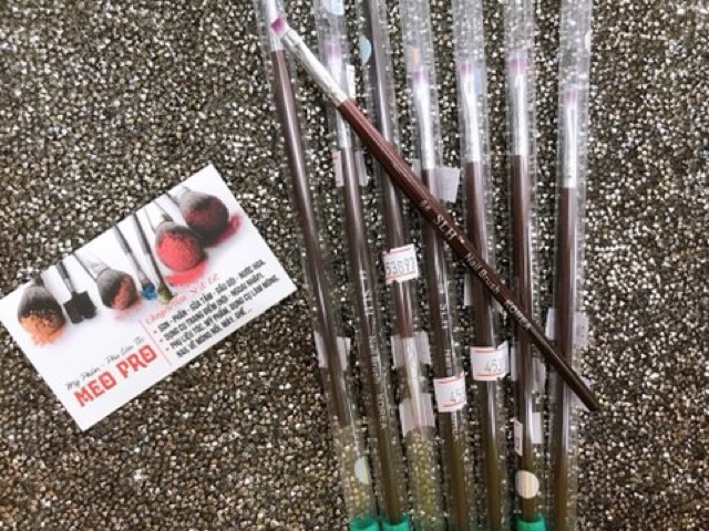 Cọ vẽ cánh hoa , hoa cúc vẽ móng tay chân SLH nail Brush Korea