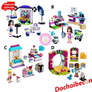 Lắp ráp Friends - Phòng chụp hình - Phòng thí nghiệm - Tiệm bánh kem - Buổi hoà nhạc (Nhiều mẫu)