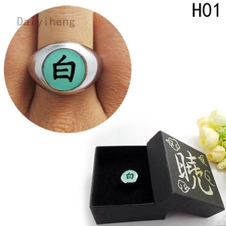 Nhẫn Hợp Kim Hình Naruto Akatsuki Uchiha Itachi Zhu Bai Thời Trang