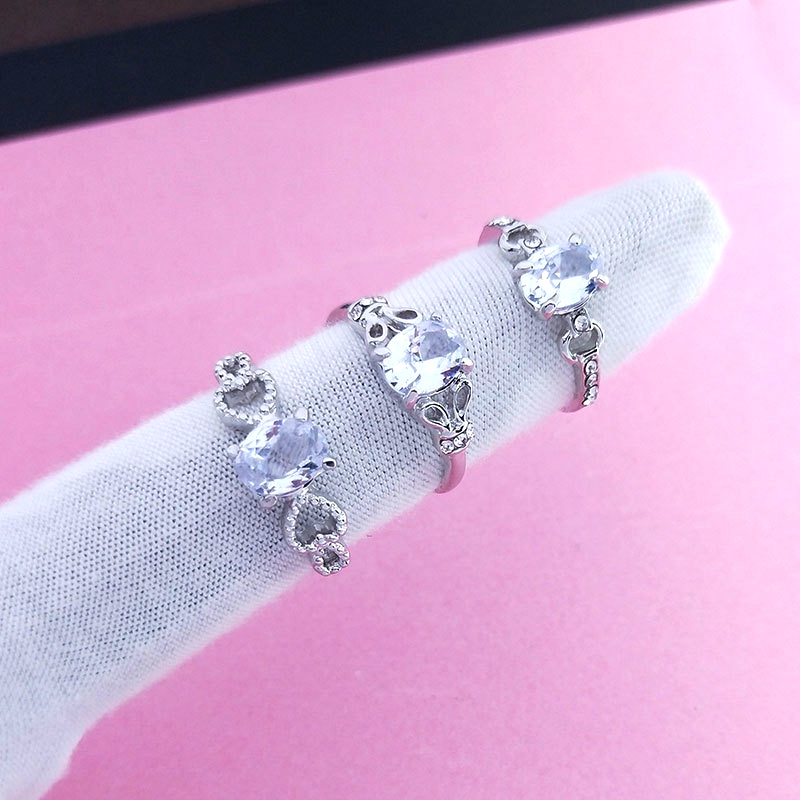 Nhẫn Mạ BạC ĐíNh Đá Sang TrọNg