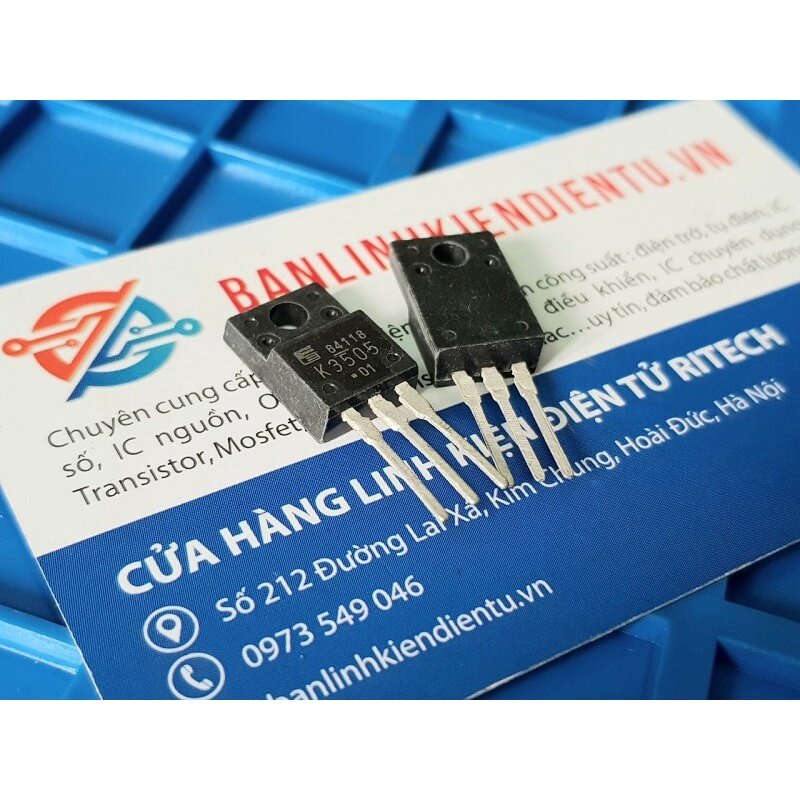 [Combo 3 chiếc] K3505 2SK3505 Mosfet kênh N 14A 500V TO-220