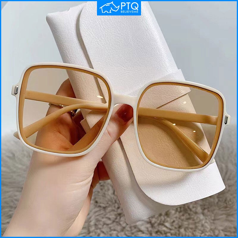 Kính Mát PTQ Tròng Vuông Chống Tia UV Thời Trang 2022