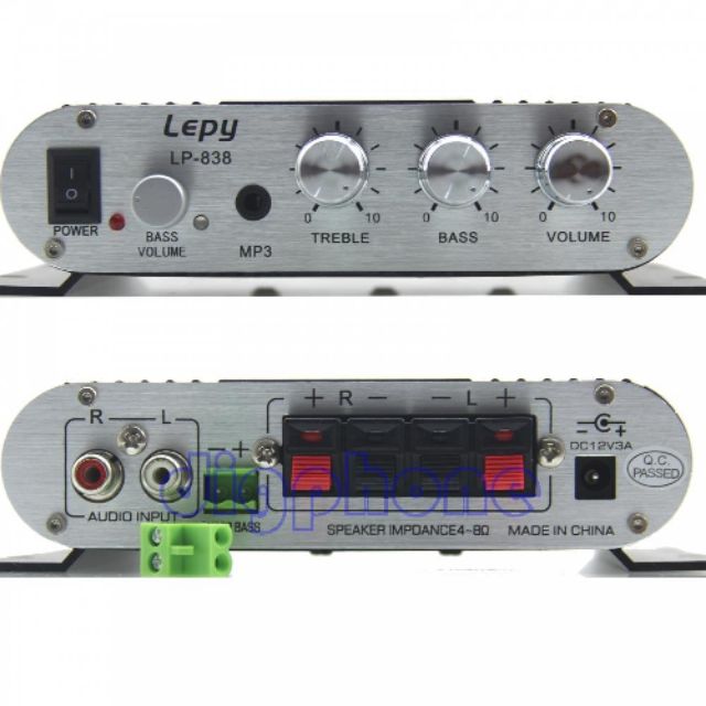 Amply mini Lepy 838 20W x 2