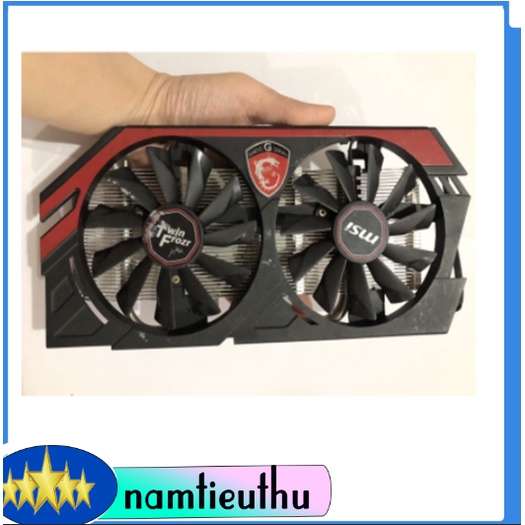 Bộ fan tản tháo vga msi 750ti khoảng cách 4 tâm ốc 53mm