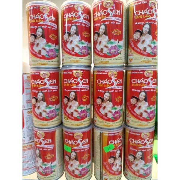 CHÁO SEN BÁT BẢO MINH TRUNG LON 365 G